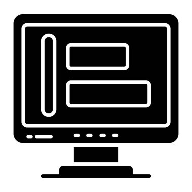 Web düzeninin premium indirme vektörü 