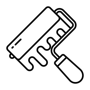 Boya silindirinin mükemmel tasarım simgesi