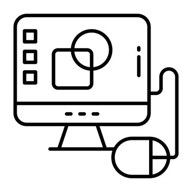 Grafik tasarımının eşsiz bir tasarım simgesi