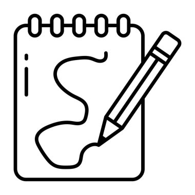  Çizim defterinin premium indirme vektörü