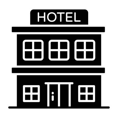 Otel binasının modern tasarım simgesi