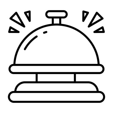 Otel çanının modern tasarım simgesi