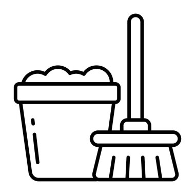 Kova ve süpürgenin en iyi tasarım simgesi