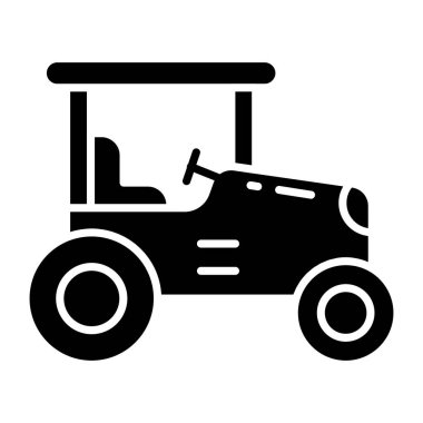 Traktörün premimium indirme simgesi 