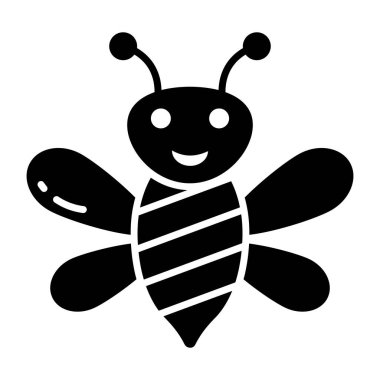 Eşsiz bir yaban arısı tasarımı ikonu 