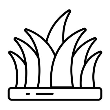 Birinci sınıf çimen indirme simgesi