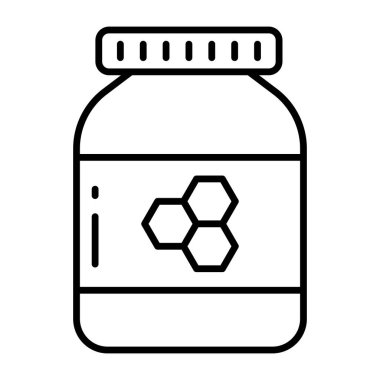 Perfect design icon of honey jar
