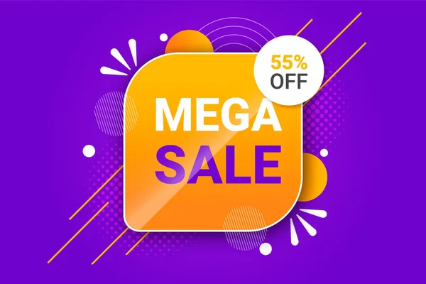 Vector Realistic Sale Background Special Discount — 스톡 벡터