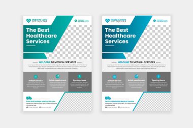 Vector medical corporate business card templates