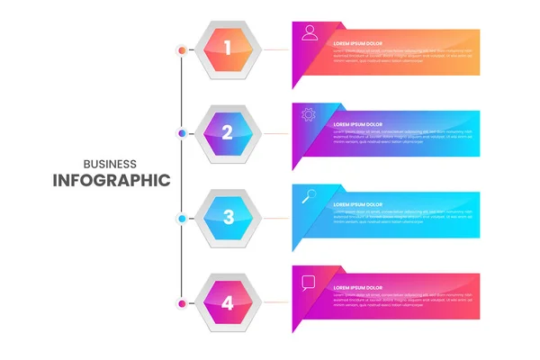 Vector Data Infographics Tab Paper Index Template Vector Illustration — Image vectorielle