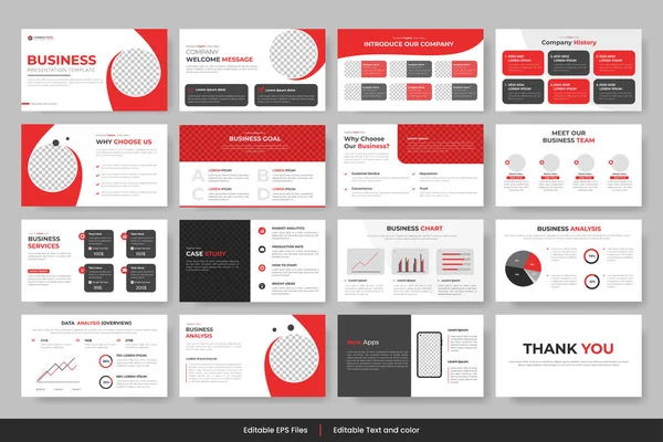 Επιχειρηματική Παρουσίαση Slides Template Διάνυσμα Μινιμαλιστικό Slide Layout Template Σχεδιασμός — Διανυσματικό Αρχείο