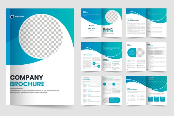 Vector Brochure Template Design Company Brochure Template Layout Design — Stock Vector
