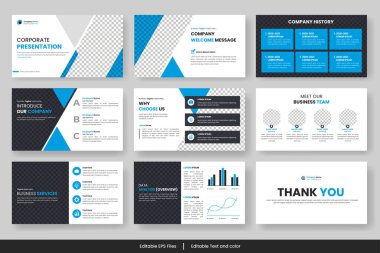 Promosyon, reklam, el ilanı, broşür, ürün, rapor, bayrak, iş, modern tarz geçmişi için sunum şablonu