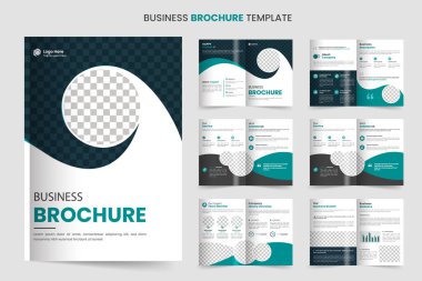 Broşür şablonu tasarımı ve şirket profili minimum 12 sayfalık broşür tasarımı