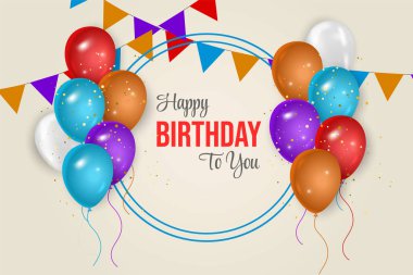 Balonlarla mutlu yıllar.