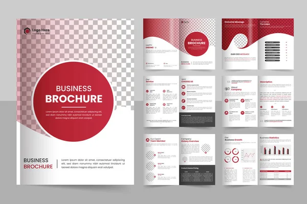 stock vector company profile brochure design Brochure creative design Multipurpose template with cover