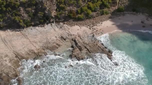 Imágenes Drones Escénicos Great Ocean Road Tomadas Victoria Australia Cerca — Vídeo de stock