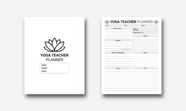 Yoga Öğretmeni Planlayıcı KDP İç Tasarım 