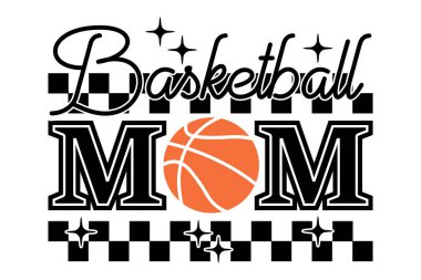 Basketbol Anne Oyun Günü EPS Tişört Tasarımı