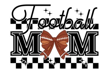 Futbol Anne Oyun Günü EPS Tişört Tasarımı