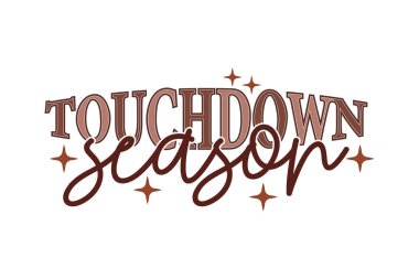 Touchdown Bow Game Day EPS tişört tasarımı