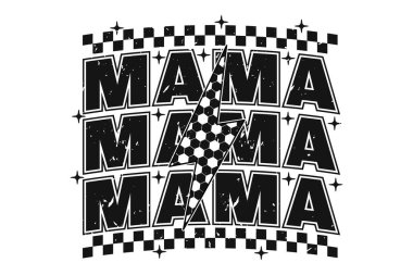 Mama Coquette Bow Game Day EPS Tişört Tasarımı