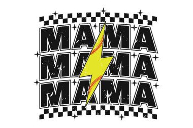 Mama Coquette Bow Game Day EPS Tişört Tasarımı