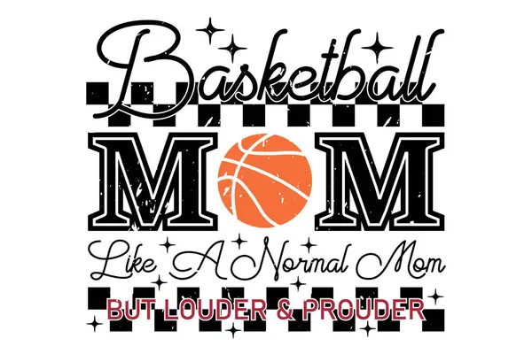 stock vector Basketball Mom Game Day EPS T-shirt Design