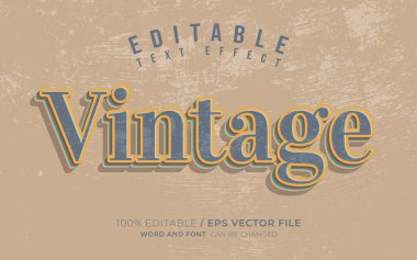 Klasik düzenlenebilir metin efekti