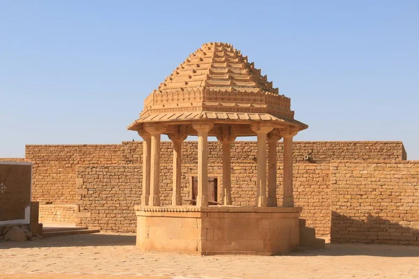 stock image Ancient ruins of Kuldhara village, Jaisalmer, Rajasthan, India