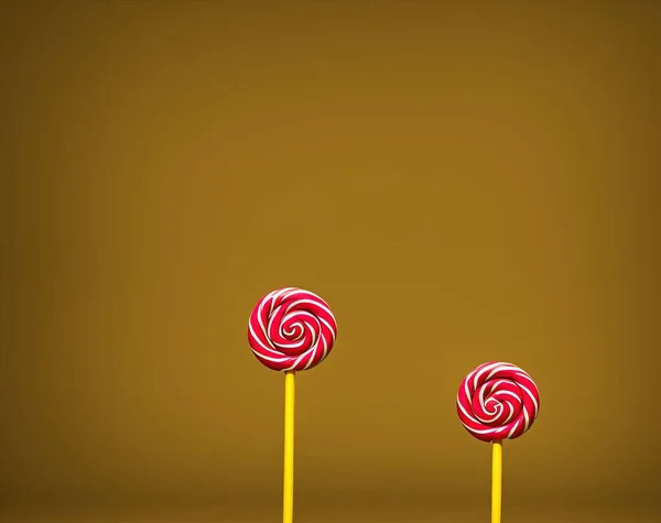 lollipop on a stick.