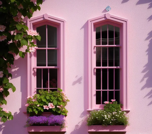window with windows and flowers