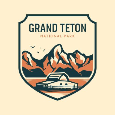 GRAND TETON ULUSAL PARK BADGE