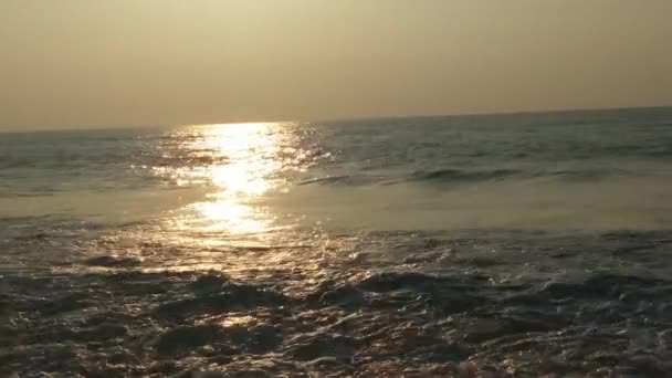 Прибережний Пляж Моря Панорамний Пляжний Ландшафт Натхнення Тропічного Узбережжя Моря — стокове відео