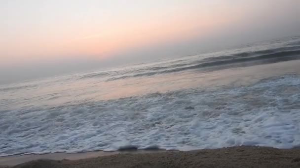 Прибережний Пляж Моря Панорамний Пляжний Ландшафт Натхнення Тропічного Узбережжя Моря — стокове відео