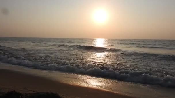 Halászhajók Hazatérnek Nap Keleten Kel Fel Puri Partjainál Odisha Ban — Stock videók