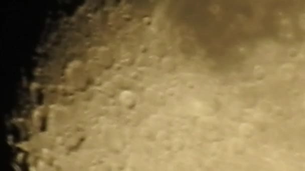Una Luna Piena Fase Lunare Che Verifica Quando Luna Completamente — Video Stock