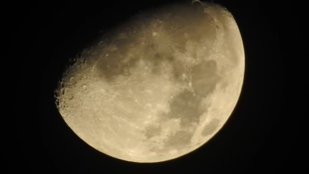 Lua Cheia Fase Lunar Que Ocorre Quando Lua Completamente Iluminada — Vídeo de Stock