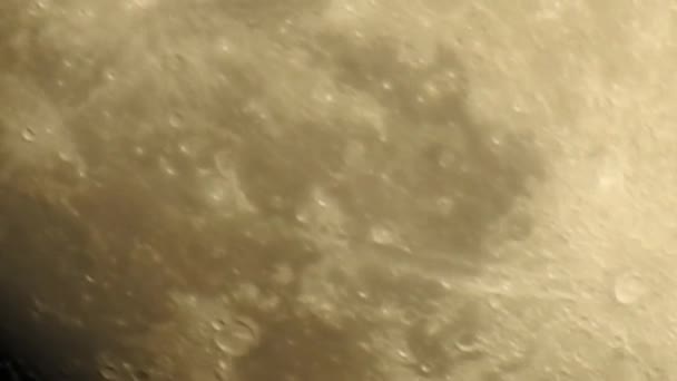 Een Volle Maan Maanstand Die Optreedt Wanneer Maan Volledig Verlicht — Stockvideo