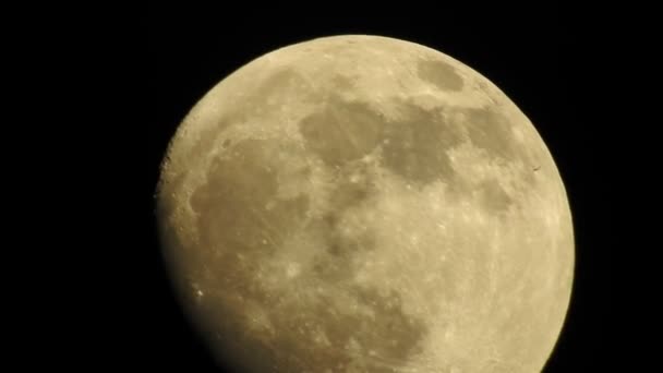 Una Luna Llena Fase Lunar Que Ocurre Cuando Luna Está — Vídeo de stock