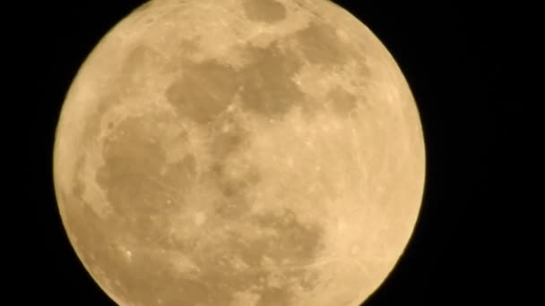 Ein Vollmond Ist Die Mondphase Die Eintritt Wenn Der Mond — Stockvideo