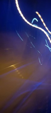 Simulation of galaxy light motion of stars in dark background, future energy and data technology of cyber programming concept in blue theme for presentation abstract background used. light speed tech. Plexus abstract technology engineering background