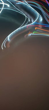 Simulation of galaxy light motion of stars in dark background, future energy and data technology of cyber programming concept in blue theme for presentation abstract background used. light speed tech. Plexus abstract technology engineering background