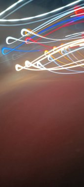 Simulation of galaxy light motion of stars in dark background, future energy and data technology of cyber programming concept in blue theme for presentation abstract background used. light speed tech. Plexus abstract technology engineering background