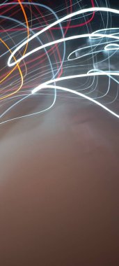 Simulation of galaxy light motion of stars in dark background, future energy and data technology of cyber programming concept in blue theme for presentation abstract background used. light speed tech. Plexus abstract technology engineering background