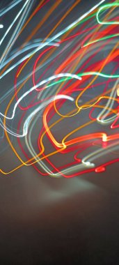 Simulation of galaxy light motion of stars in dark background, future energy and data technology of cyber programming concept in blue theme for presentation abstract background used. light speed tech. Plexus abstract technology engineering background