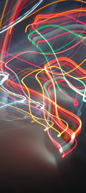 Simulation of galaxy light motion of stars in dark background, future energy and data technology of cyber programming concept in blue theme for presentation abstract background used. light speed tech. Plexus abstract technology engineering background