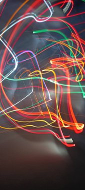 Simulation of galaxy light motion of stars in dark background, future energy and data technology of cyber programming concept in blue theme for presentation abstract background used. light speed tech. Plexus abstract technology engineering background