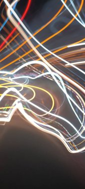 Simulation of galaxy light motion of stars in dark background, future energy and data technology of cyber programming concept in blue theme for presentation abstract background used. light speed tech. Plexus abstract technology engineering background