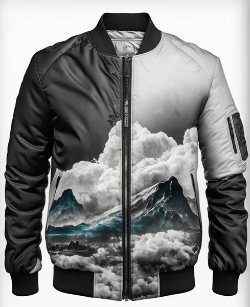 bomber jacket puffer. Full zipper with two side pocket